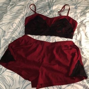 NWT Top Shop bandeau and short bundle
